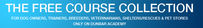The Free Course Collection for Dog Owners, Trainers, Breeders, Veterinarians, Shelters/Rescues and Pet Stores
